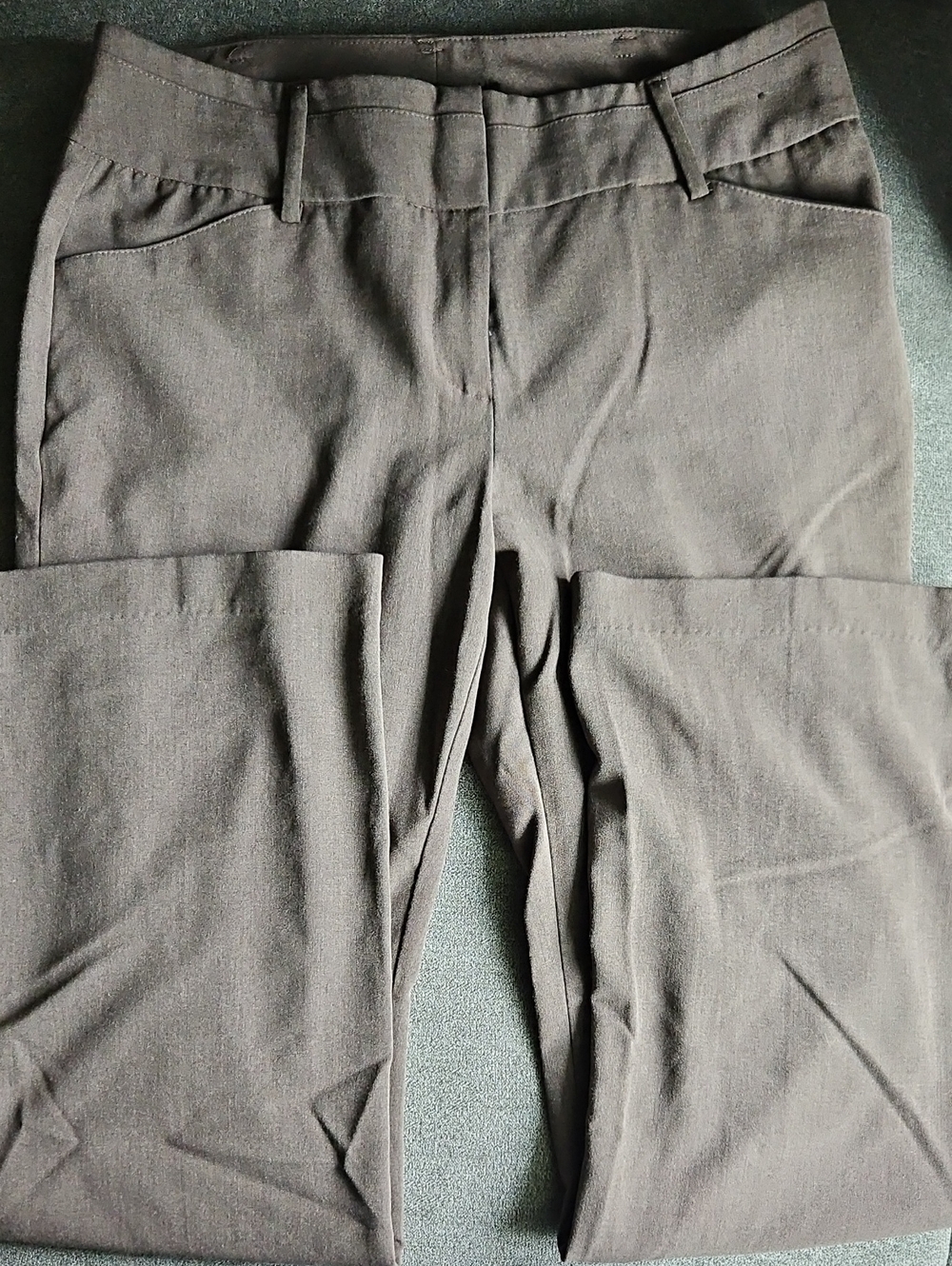 NY&Co 7th Avenue Suiting Collection Brown Dress Pants Size 10 Average EUC